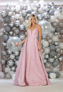 iridescent ball gown